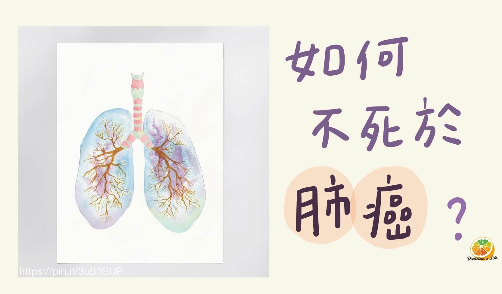 如何不死於肺癌？教你4招保護你的肺！